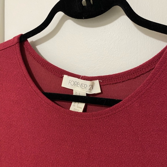 ⭐️ 2 for $10 Forever 21 stretchy mini t-shirt body on dress size small - Picture 2 of 4